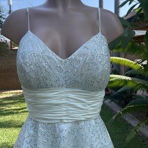 ASPEED U.S.A. Evening or PROM  womens Midi DRESS sz LARGE